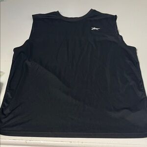 Reebok Large ReeCycled Speedwick Black Sleeveless Muscle Tank Top